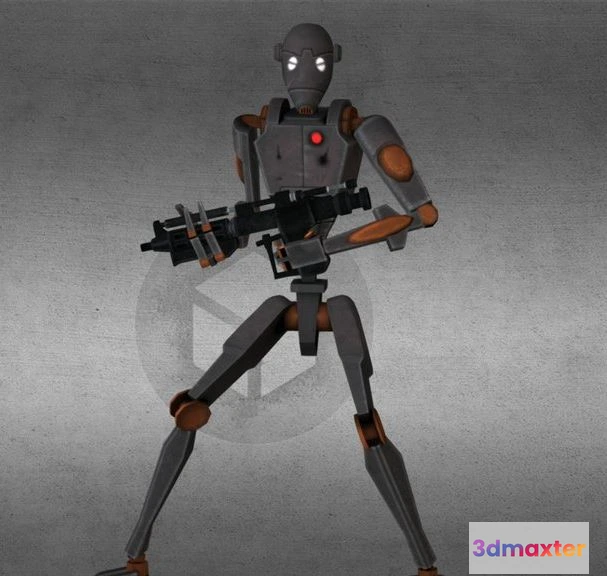 1522600 - PBR Game 3D Models - Commando Obj 3D Max