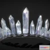 1522650 - PBR Game 3D Models - Crystal Crown Tiara Diadem Low Poly 3D Max