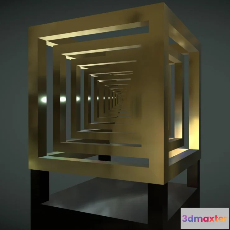 1522656 - PBR Game 3D Models - Cube In Cube Animation 3D Max