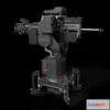 1522670 - PBR Game 3D Models - Cyberpunk 2077 Turret 3D Max
