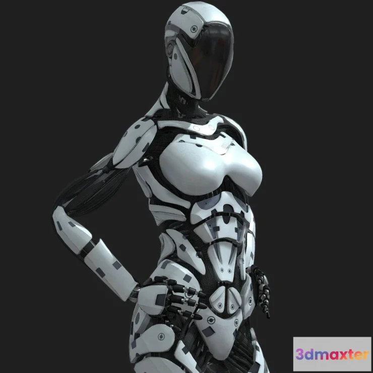 1522680 - PBR Game 3D Models - Cyborg 3D Max