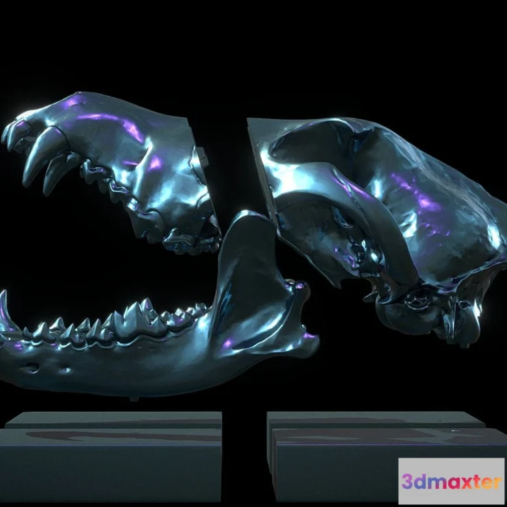 1522694 - PBR Game 3D Models - Deco Skull 3D Printing 3D Max