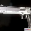 1522704 - PBR Game 3D Models - Desert Eagle Chrome 3D Max