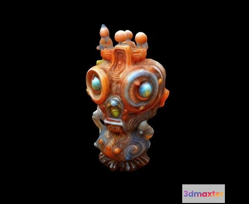 1522740 - PBR Game 3D Models - A Surreal And Abstract Sculpture The Sculpture F 3D Max