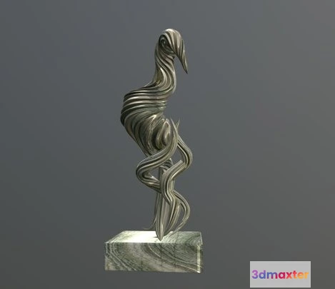 1522746 - PBR Game 3D Models - Abstract Animal Statue (Doekstandbeeld) 3D Max