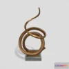 1522754 - PBR Game 3D Models - Abstract Bronze Art Sculpture 22 3D Max