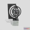 1522758 - PBR Game 3D Models - Abstract Metal Art Sculpture 05 3D Max