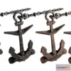 1522770 - PBR Game 3D Models - Anchor with chain 3D Max