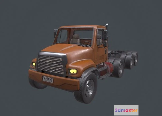 1522796 - PBR Game 3D Models - Big truck 3D Max