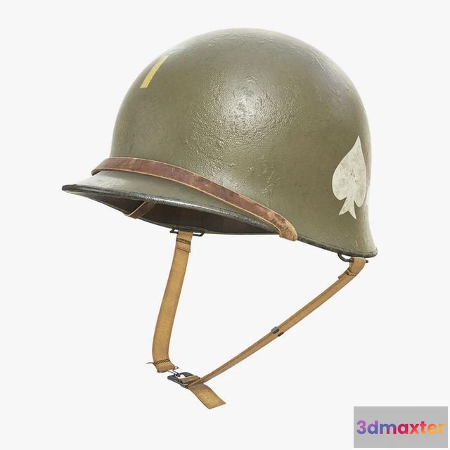 1522834 - PBR Game 3D Models - Combat Helmet USII 3D Max