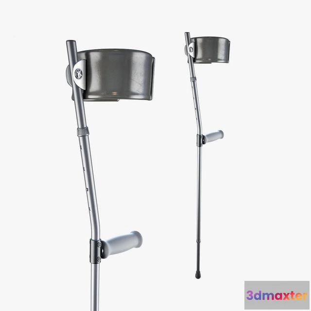 1522842 - PBR Game 3D Models - Crutches crutch 3D Max