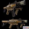 1522852 - PBR Game 3D Models - Cyberpunk SMG 3D Max