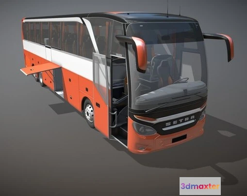 1522924 - PBR Game 3D Models - Elasto Proxy   Bus 3D Max