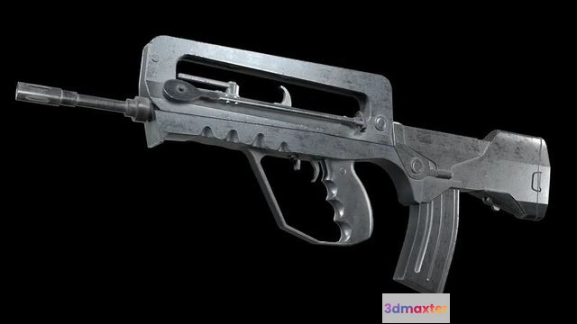 1522952 - PBR Game 3D Models - Famas G2 3D Max