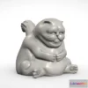 1522956 - PBR Game 3D Models - Fat Cat 3D Printable 3D Max