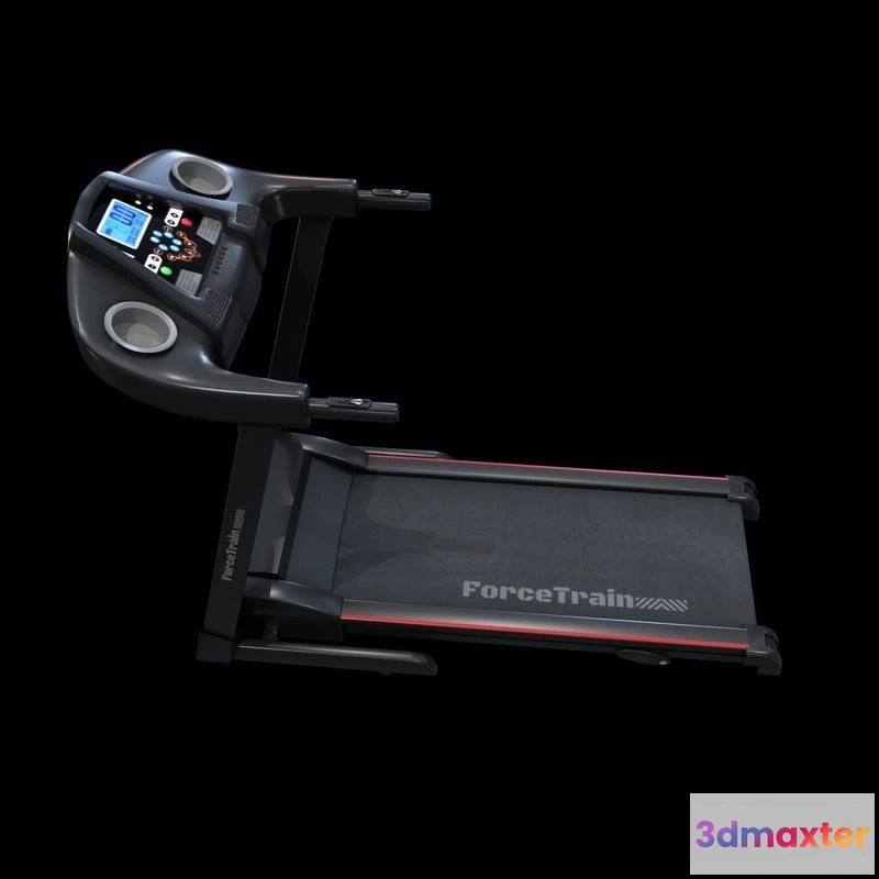 1522992 - PBR Game 3D Models - ForceTrain Treadmill 3D Max