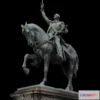 1523022 - PBR Game 3D Models - George Washington (Equestrian Statue) 3D Max