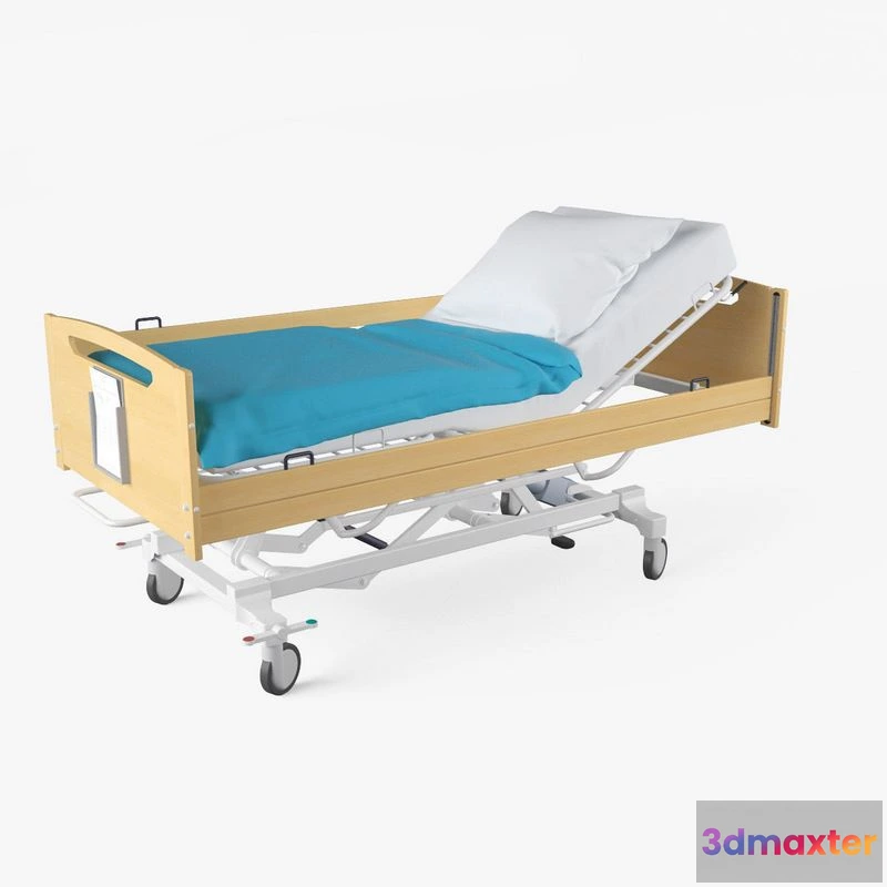 1523052 - PBR Game 3D Models - Hospital Bed 3D Max