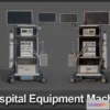 1523060 - PBR Game 3D Models - Hospital Equipment Machine 3D Max