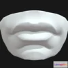 1523072 - PBR Game 3D Models - Human Mouth Sculpt Practice 3D Max