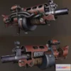 1523086 - PBR Game 3D Models - Incendiary Rifle 3D Max