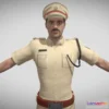1523088 - PBR Game 3D Models - Indian Police Man 3D Max