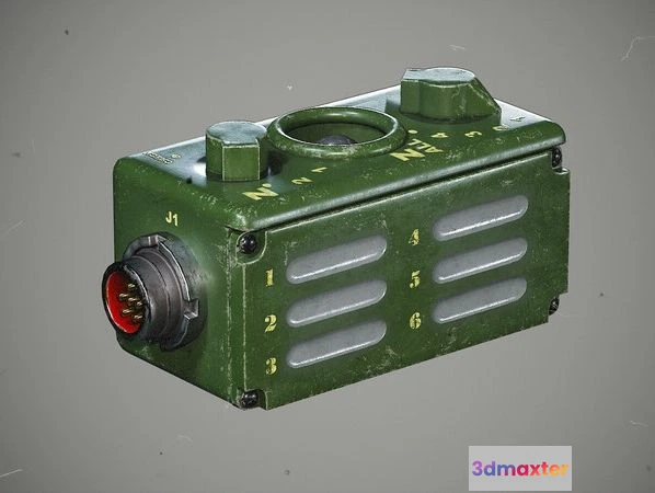 1523092 - PBR Game 3D Models - Industrial Switch 3D Max