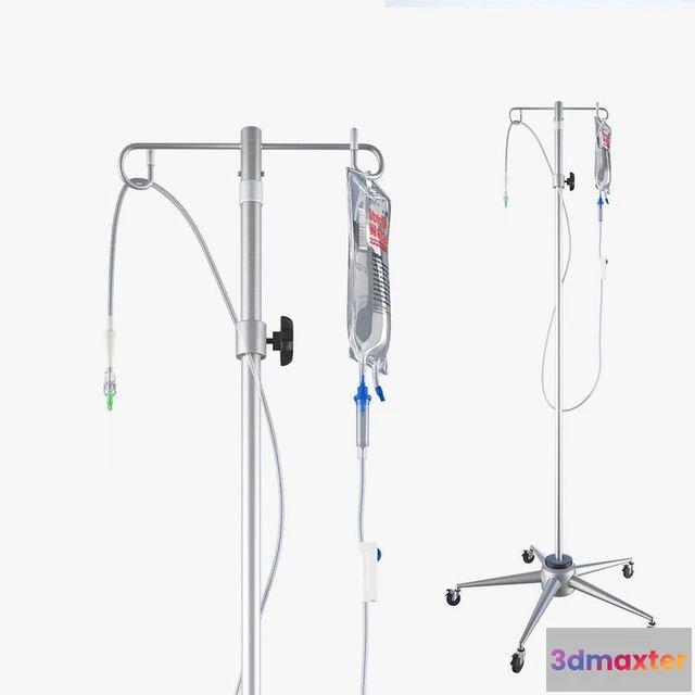 1523108 - PBR Game 3D Models - IV Stand Bag 3D Max