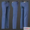 1523128 - PBR Game 3D Models - Jeans Low-poly 3D Max