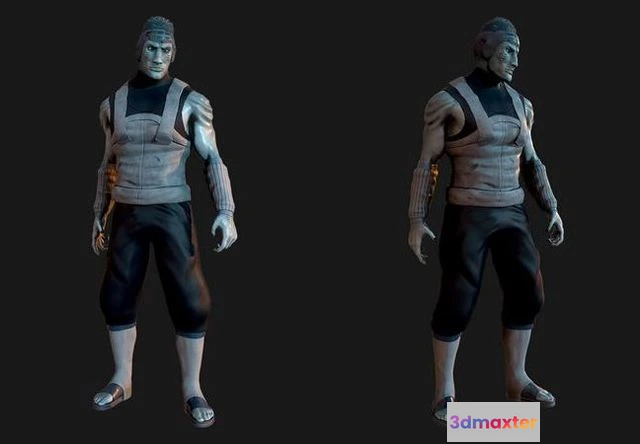 1523180 - PBR Game 3D Models - Kisame ninja character 3D Max