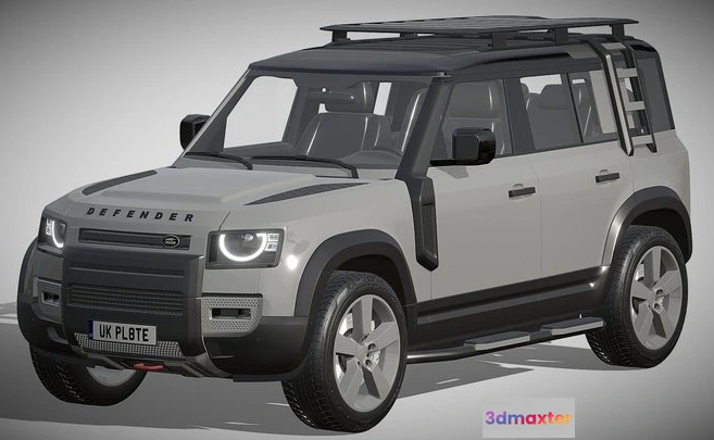 1523192 - PBR Game 3D Models - Land Rover Defender EXPLORER PACK 3D Max
