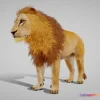1523212 - PBR Game 3D Models - Lion The King Textured Hair 3D Max