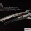 1523276 - PBR Game 3D Models - Mass Effect Ssv Normandy Sr 1 3D Max