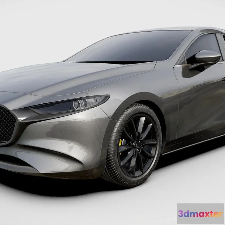 1523278 - PBR Game 3D Models - Mazda 3 Hatchback 2019 3D Max