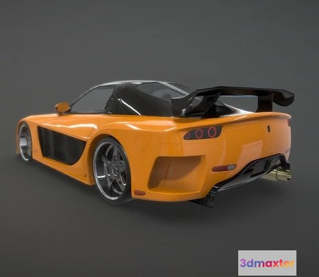 1523282 - PBR Game 3D Models - Mazda Rx 7 Veilside 3D Max