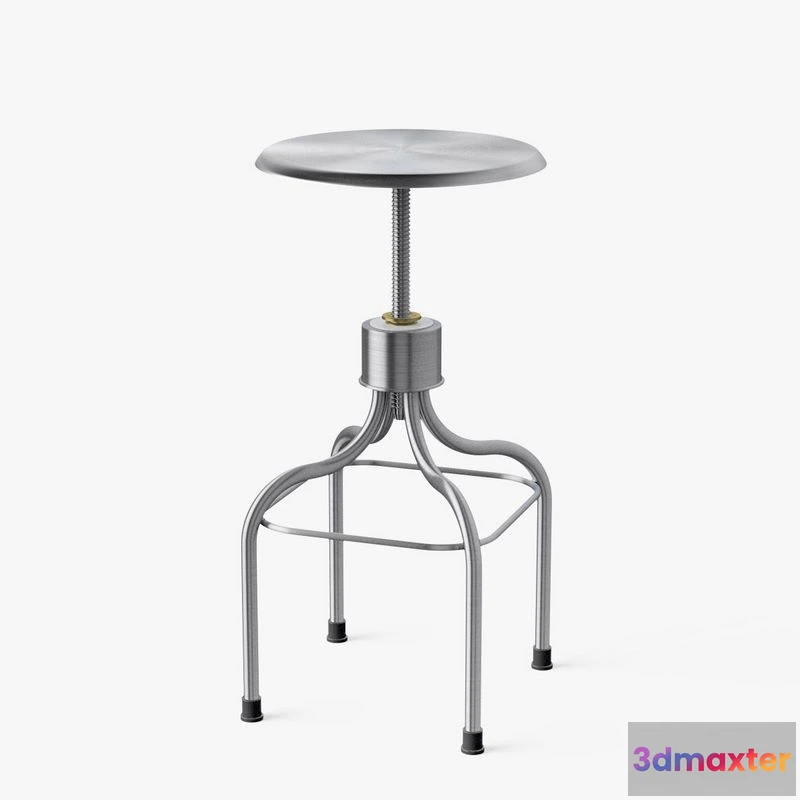 1523284 - PBR Game 3D Models - Medical Exam Stool Steel 3D Max