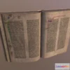 1523300 - PBR Game 3D Models - Medieval Open Book 2 3D Max
