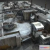 1523336 - PBR Game 3D Models - Mining Smelter Chemical Processing Facility 3D Max