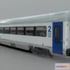 1523362 - PBR Game 3D Models - Modern Passenger Railroad Car 3D Max