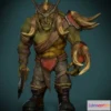 1523382 - PBR Game 3D Models - Monster Warrior 3D Max
