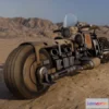 1523390 - PBR Game 3D Models - Motocycrcle - DieselPunk 3D Max