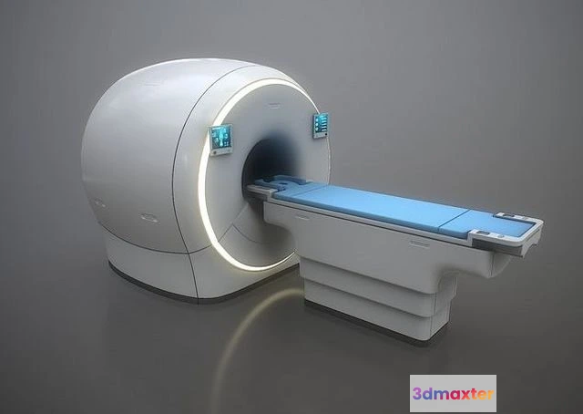 1523398 - PBR Game 3D Models - MRI scanner MRT 3D Max