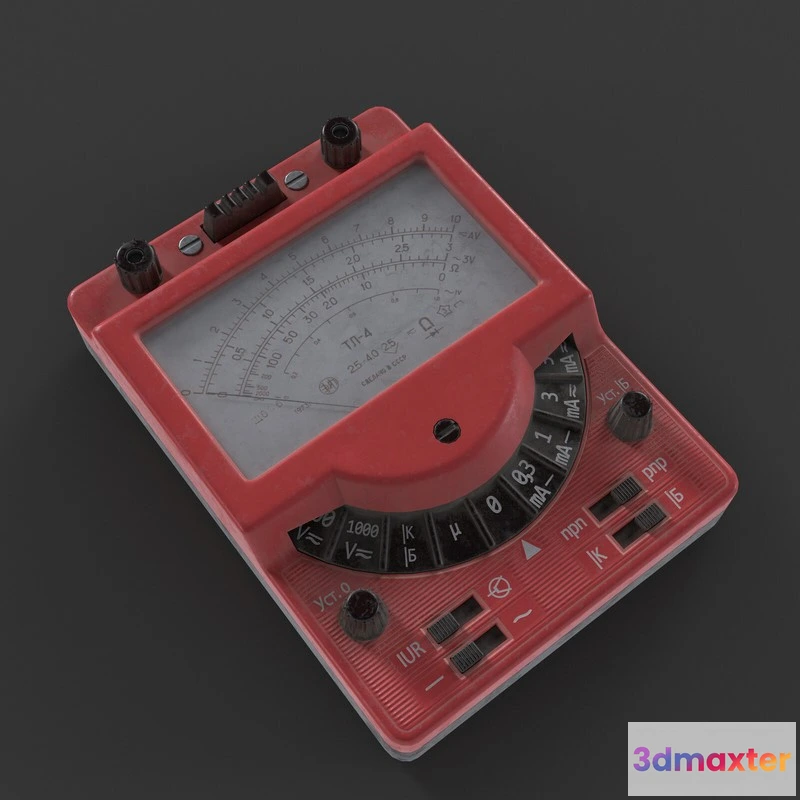 1523408 - PBR Game 3D Models - Multimetr TL-4 3D Max