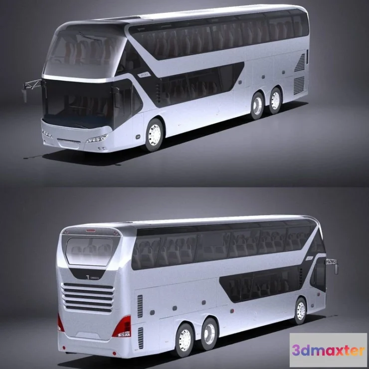 1523422 - PBR Game 3D Models - Neoplan Skyliner 2017 3D Max