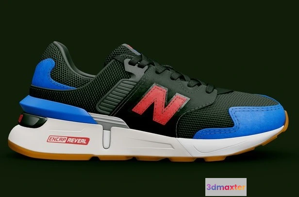 1523428 - PBR Game 3D Models - New Balance 997 Sport 3D Max