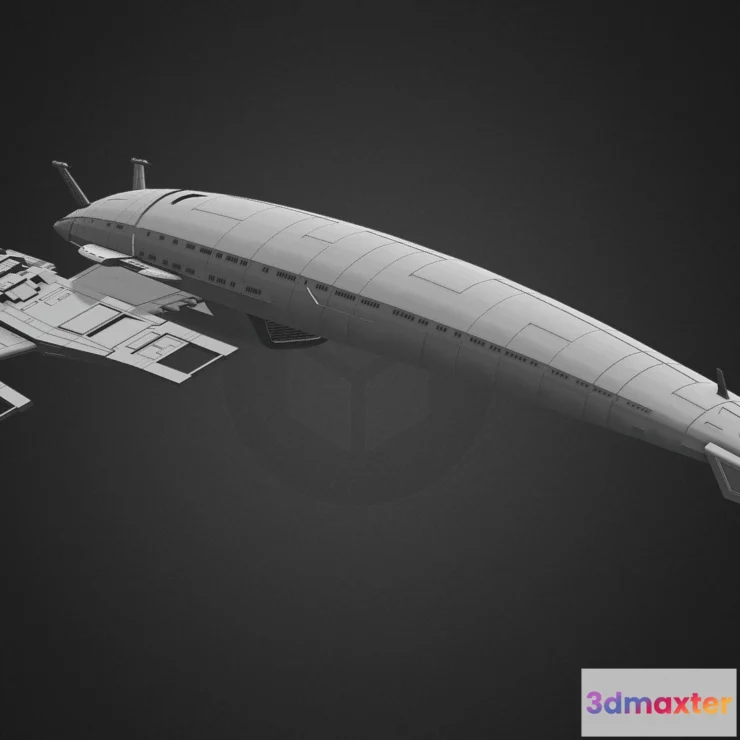 1523464 - PBR Game 3D Models - Normandia Sr2 3D Max