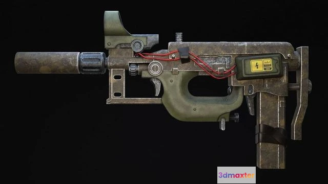 1523470 - PBR Game 3D Models - Nyx Rifle Scifi 3D Max