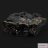 1523472 - PBR Game 3D Models - Obsidian With Conchoidal Fracture 3D Max