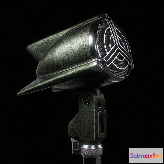 1523498 - PBR Game 3D Models - Old Microphone 3D Max