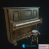 1523500 - PBR Game 3D Models - Old Piano 3D Max